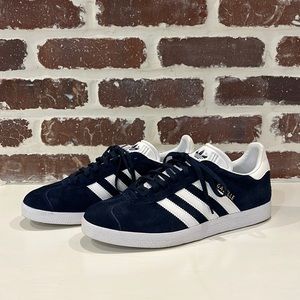 Navy blue Adidas Gazelle sneakers